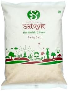 S Siddhagiri's SATVYK THE HEALTH re STORE Organic Barley Sattu 500gm (17.63 OZ )