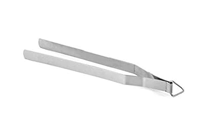 iKonbi Stainless Steel Papad Jali 22 cm with Chimta 28 cm - Set of 2 Kitchen Tools