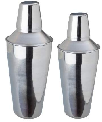 iKonbi Stainless Steel Set of 2 Regular multisize Cocktail shakers- 500/750