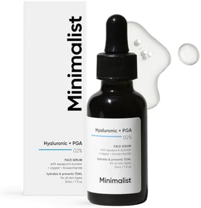 Minimalist 2% Hyaluronic Acid Serum for Face for Intense Hydration, Glow & Lesser Fine Lin