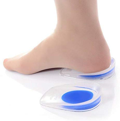 iKonbi Silicone Gel Heel Pads Protector Insole Cups For Plantar Fasciitis Heel Swelling