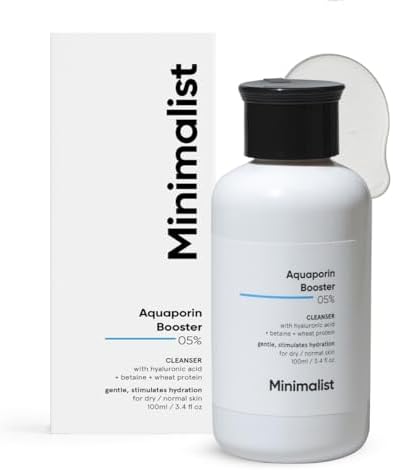 Minimalist FaceWash for Dry Skin with Hyaluronic Acid | 5% Aquaporin Booster Gently Cleans
