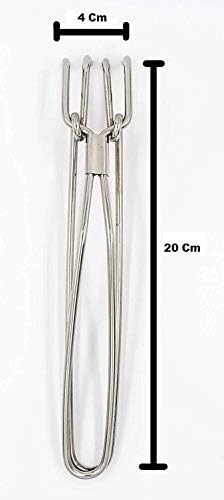 iKonbi Stainless Steel Wire Tong Pakkad Utensil Holder, 1 Ounce