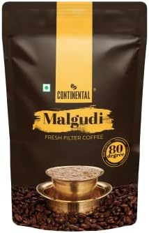 Continental Malgudi Filter Coffee Powder 200g Pouch (80% Coffee - 20% Chicory)