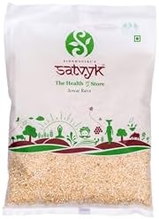 S Siddhagiri's SATVYK THE HEALTH re STORE Organic Jowar Rava (500gm) - Unpolished Sorghum