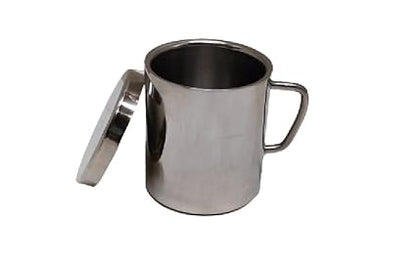 iKonbi Stainless Steel Set of 6 Sober Tea Mug with Multipurpose Lids Coaster 300 Ml