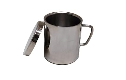 iKonbi Stainless Steel Set of 6 Sober Tea Mug with Multipurpose Lids Coaster 300 Ml