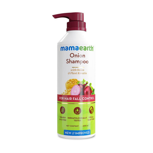 Mamaearth Onion Shampoo for Hair Growth & Hair Fall Control with Onion & Plant Keratin - 6
