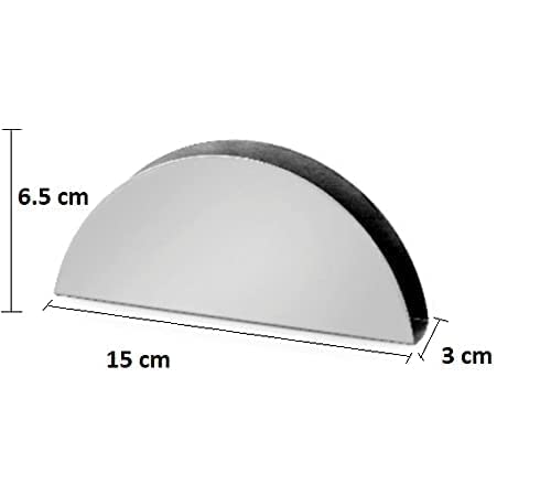 iKonbi Stainless Steel Set of 2 Tissue Paper Holder Useful for Office Kitchen Dining Table Travel