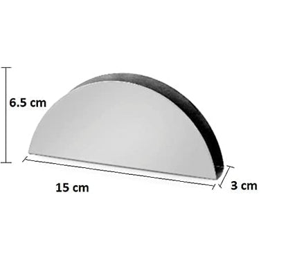 iKonbi Stainless Steel Set of 2 Tissue Paper Holder Useful for Office Kitchen Dining Table Travel
