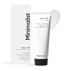 Minimalist 10% Vitamin B5 Face Moisturizer: Oily & Acne Prone Skin,