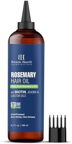 Botanic Hearth 100% Pure Rosemary Oil For Hair Growth Infused With Biotin | Hair Strenghte