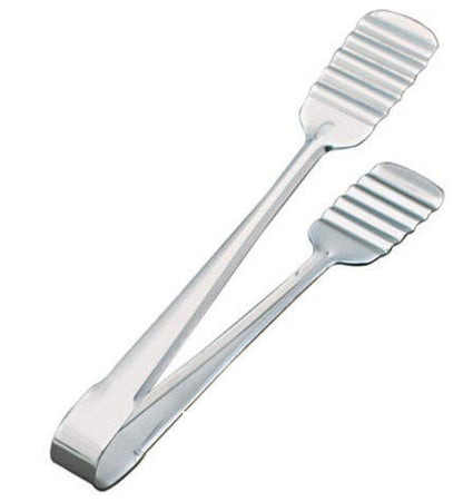 iKonbi 9 Inch Long Buffet Salad Server Roti Chapati Tong Chimta Made of S304 Stainless Steel Sturdy and Strong with Good Grip for Cakes Too