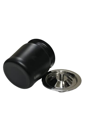 iKonbi Stainless Steel Black Matt Apple Shaped Ghee Pot- 300 ml