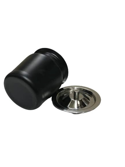 iKonbi Stainless Steel Black Matt Apple Shaped Ghee Pot- 300 ml