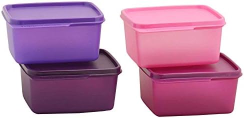 Tupperware Keep Tab Small Set, 500ML, 4 Pieces