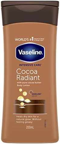 Vaseline Essential Moisture Cocoa Radiant Lotion 200 ml, (Pack of 1)