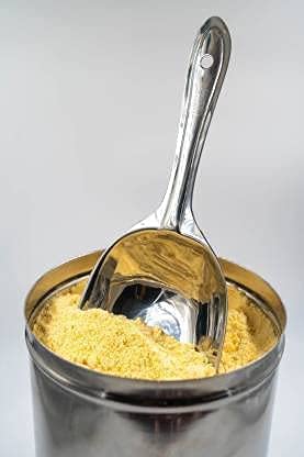 iKonbi Stainless Steel Ice Scoop,Ice Picker,Popcorn Scoop,Atta Scoop/Shovel Kitchen Scoop Heavy Duty,Dishwasher Safe 1Pack, Silver