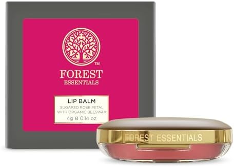 Forest Essentials Luscious Sugared Rose Petal LipBalm, 4g