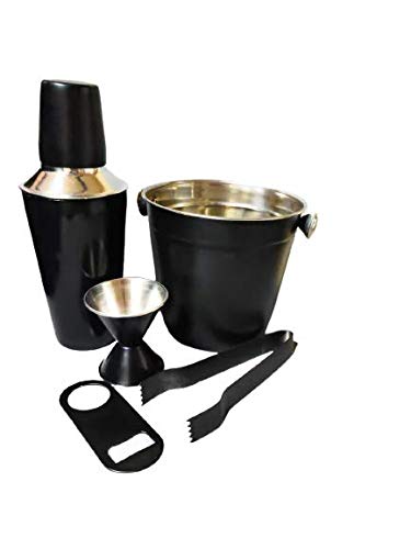 iKonbi Stainless Steel 5pcs Black Beginners bar