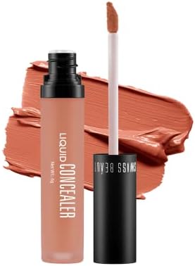 Swiss Beauty Liquid Light weight Concealer with Full Coverage | Easily Blendable Concealer