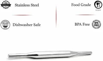 iKonbi Chakla Belan Set Stainless Steel, Classic Heavy, Round