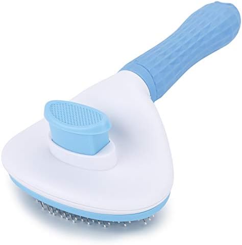 Pet Hair Removal Massaging Shell Comb, Cat Dog Deshedding Brush for Grooming and Shedding