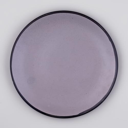 iKonbi Handcrafted Multicolor Ceramic Quarter Plate Set of 1 7 Inch Small Dinner Plate for