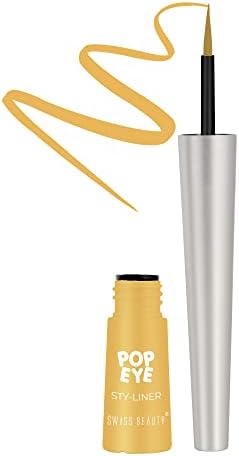 Swiss Beauty Pop Eyeliner | Waterproof And Long Lasting Liquid Eyeliner | Smudge Proof Eye