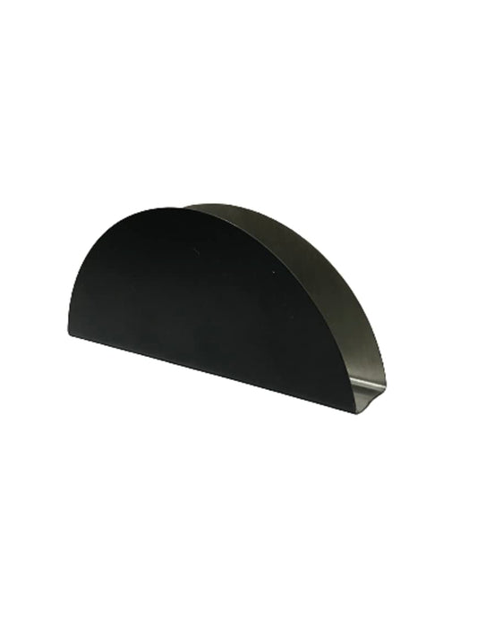 iKonbi Stainless Steel Black Matt Half Moon Shaped Napkin Holder