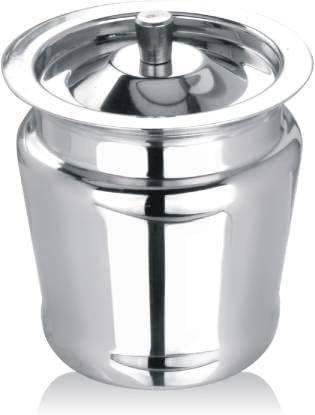 iKonbi Stainless Steel Apple Shaped Ghee Pot Container - 300