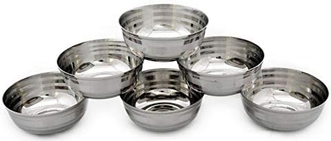 iKonbi Sabji Bowl Set – Stainless Steel, Pack of
