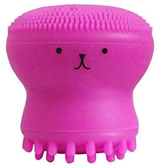 iKonbi 1 PC Octopus Design Silicone Facial Cleansing Brush Face Exfoliator Massager Beauty Tool RANDOM COLOUR