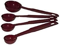 iKonbi Maroon Measuring Spoons Set of