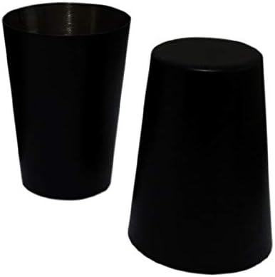 iKonbi Black Hip Flask 7 oz with 2 Shot Glasses