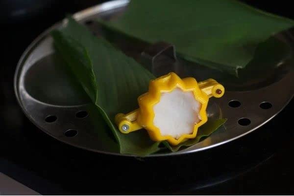 iKonbi Ganpati Modak Mould/Modak Maker/Modak Sancha of Plastic Set of 2 Small 2NO.