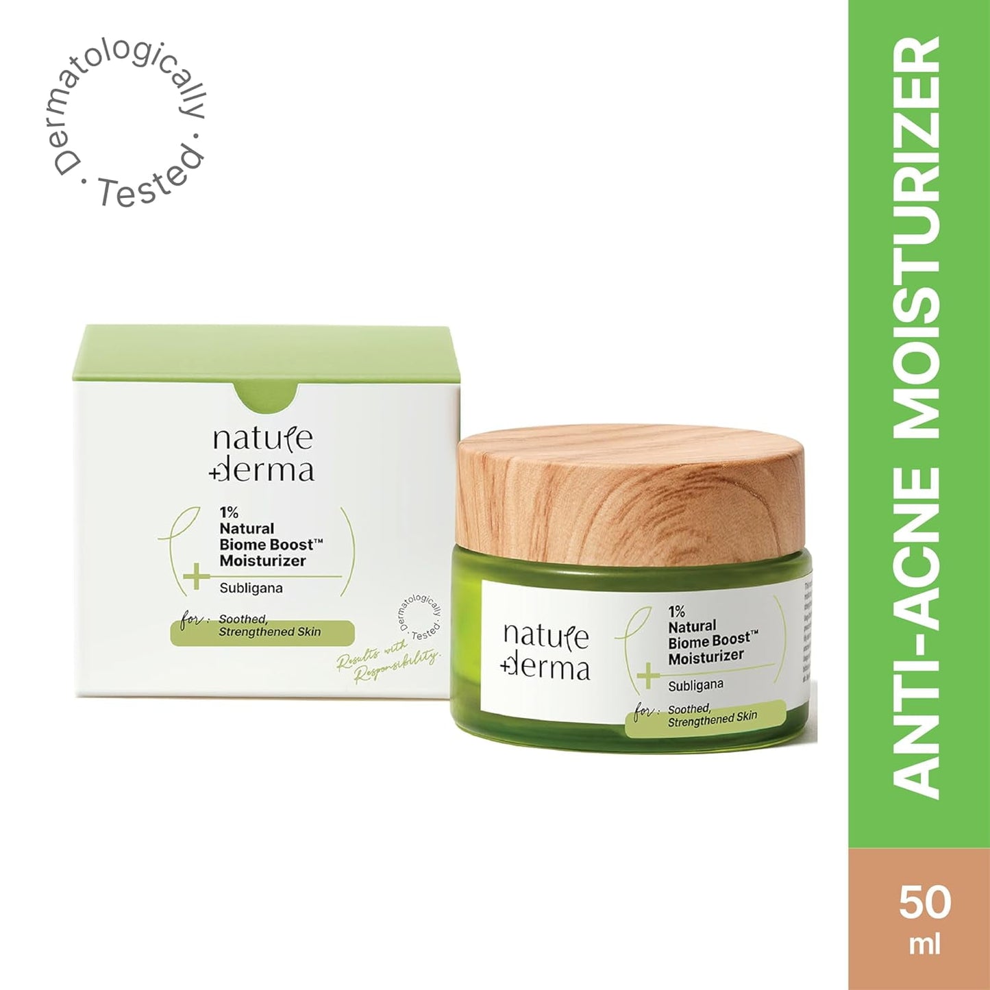 Nature Derma 1% Moisturizer with Hyaluronic Acid 50 ml