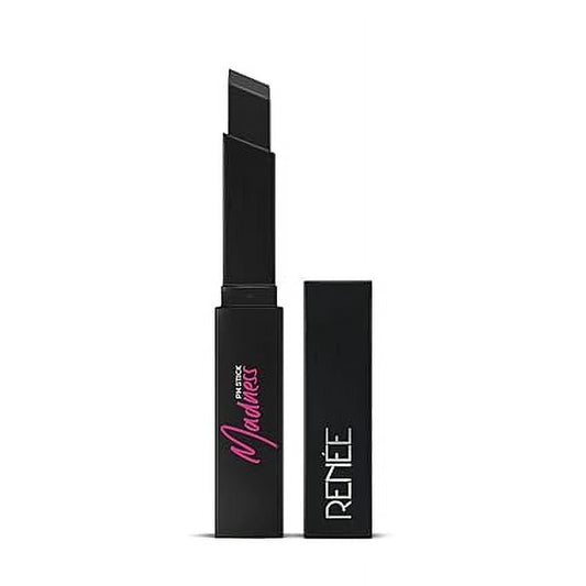 RENEE Madness Ph Lipstick | Black Lipstick With Glossy Pink Payoff| Long Lasting Nourishme