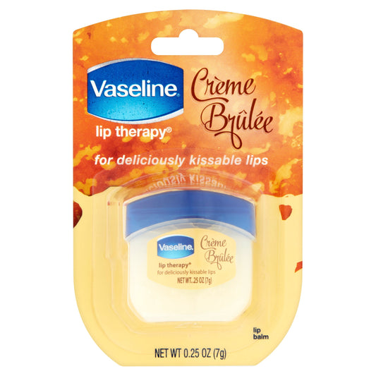 Vaseline Creme Brulee Lip Therapy LipBalm, 0.25 oz