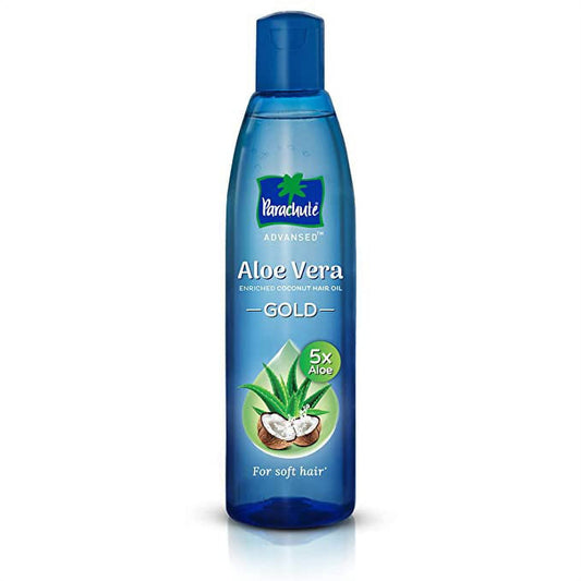 Parachute Advansed Aloe Vera Enriched Coconut HairOil GOLD | 5X Aloe Vera with Coconut Oil