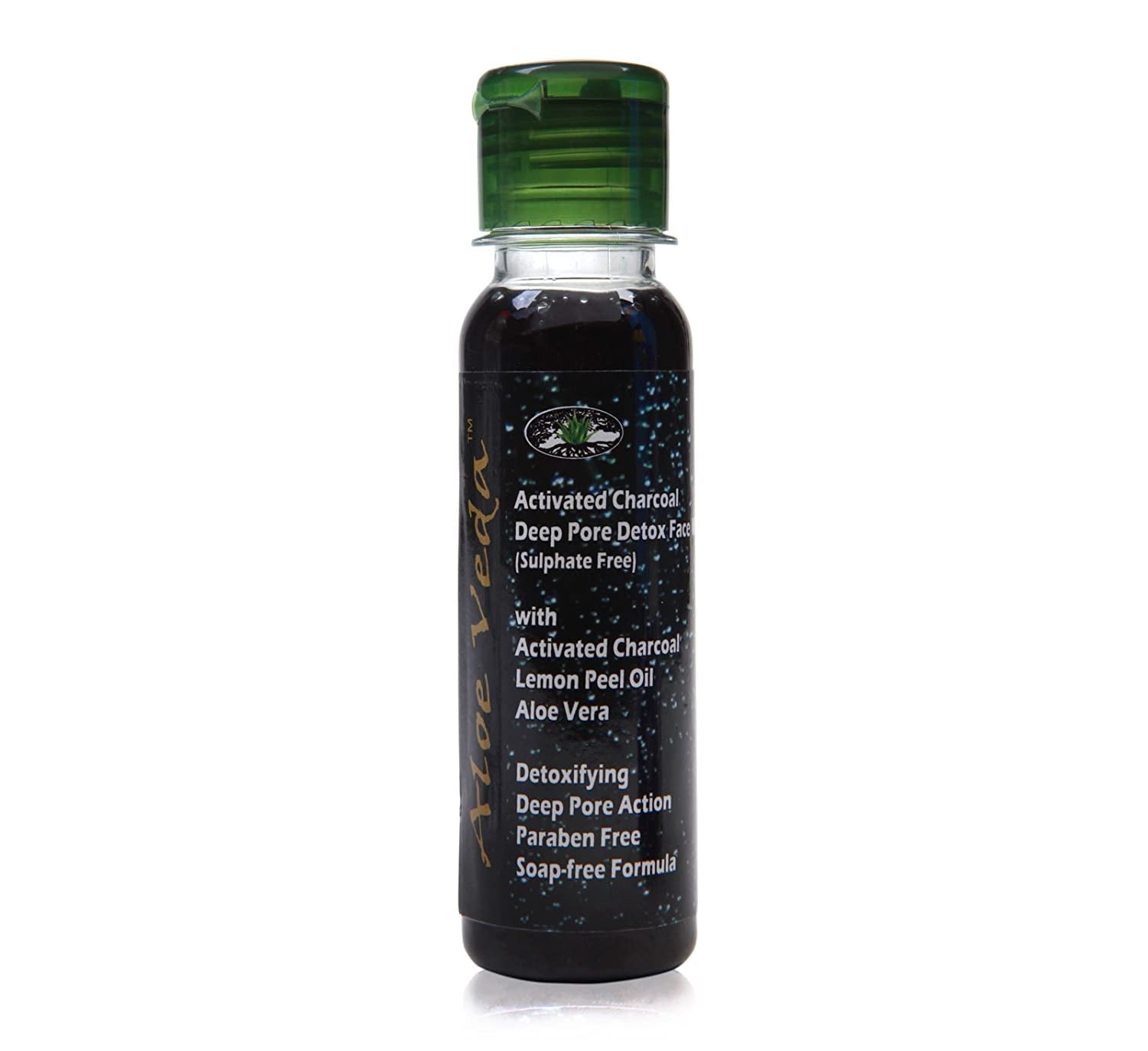 Aloe Veda Activated Charcoal Deep Pore Detox FaceWash - Sulphate Free, 100 ml