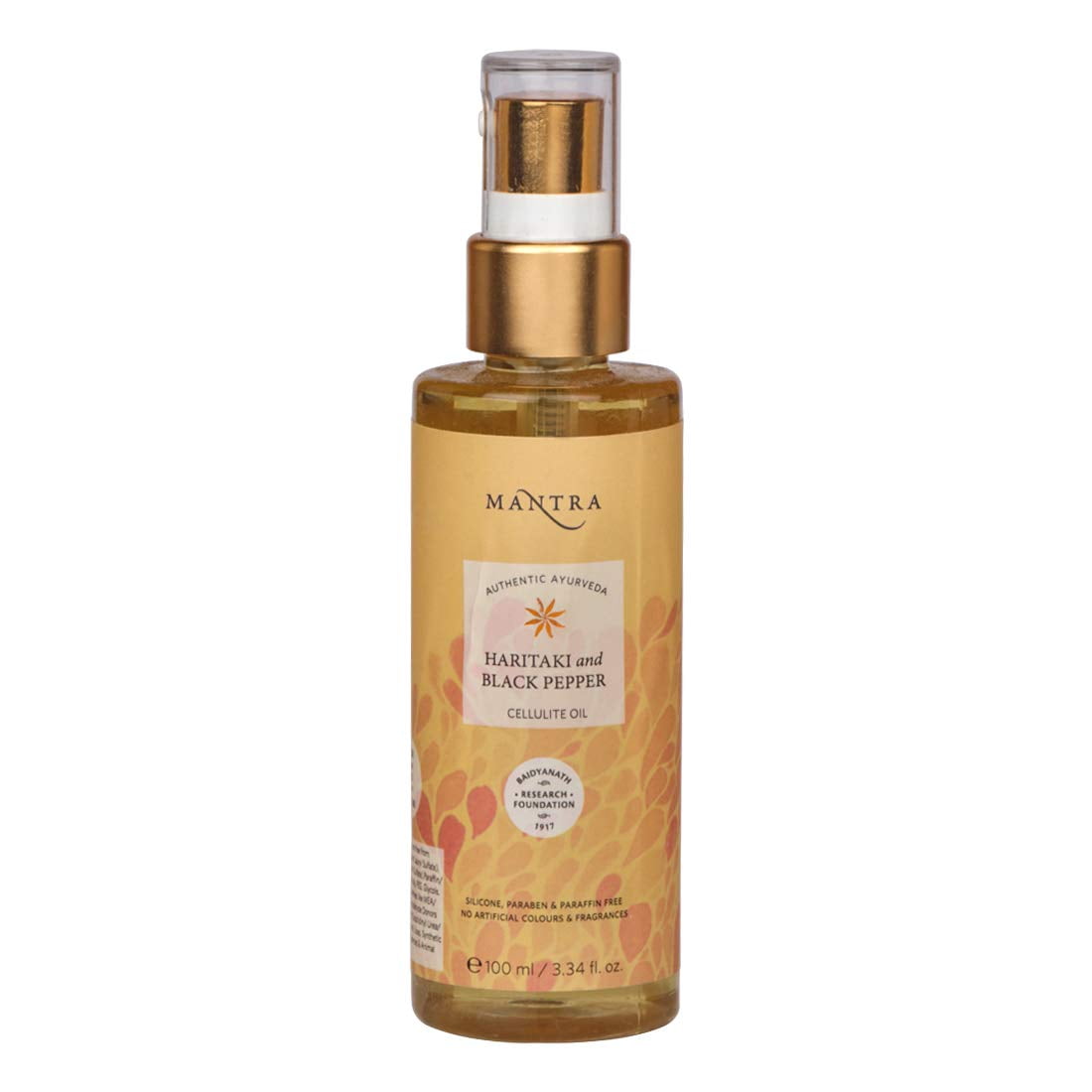 Mantra Authentic Ayurveda Haritaki and Black Pepper Ayurveda Cellulite Oil - 100ml