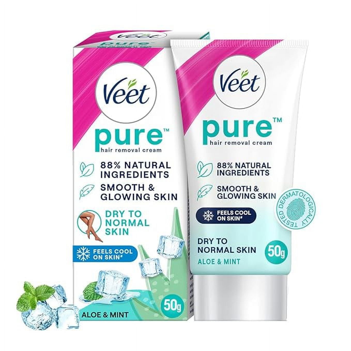 Veet Dry Skin Hair Removal Cream - 50 g (Pack of 2)