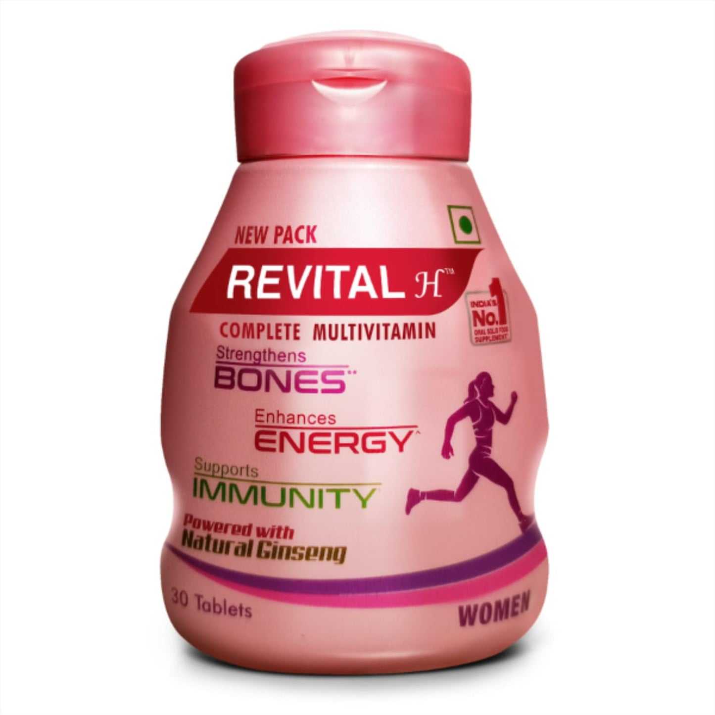 Revital H For Woman With Multivitamins, Calcium, Zinc & Natural Ginseng For Daily Immunity