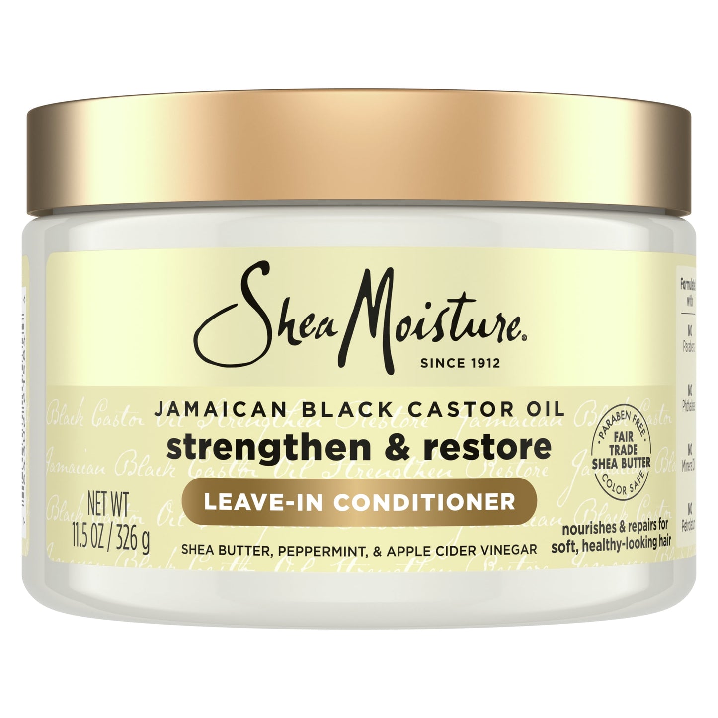SheaMoisture Jamaican Black Castor Oil Strengthen & Restore Leave-in Conditioner All Hair,