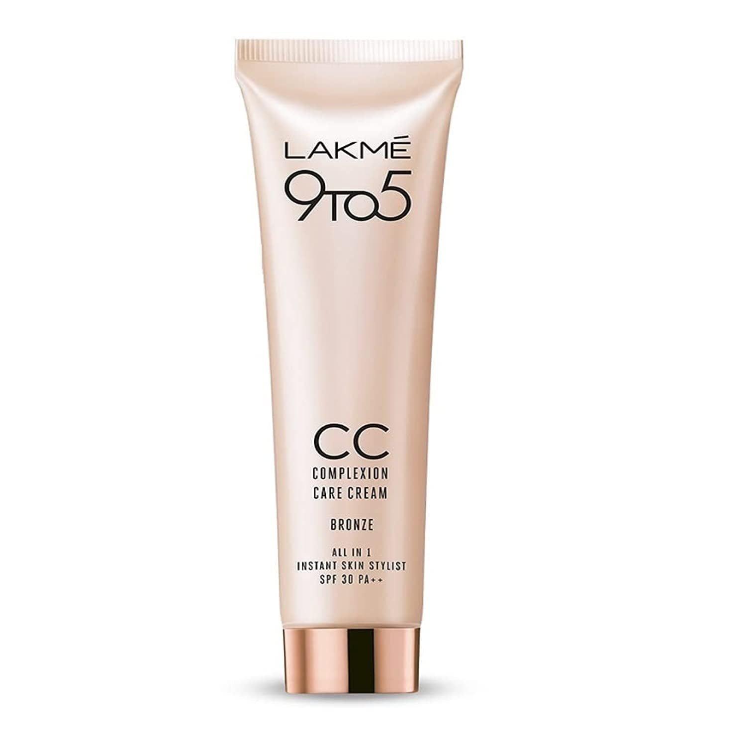 Lakme 9 to 5 CC Cream, 03 - Bronze,Light Face Makeup 9 g