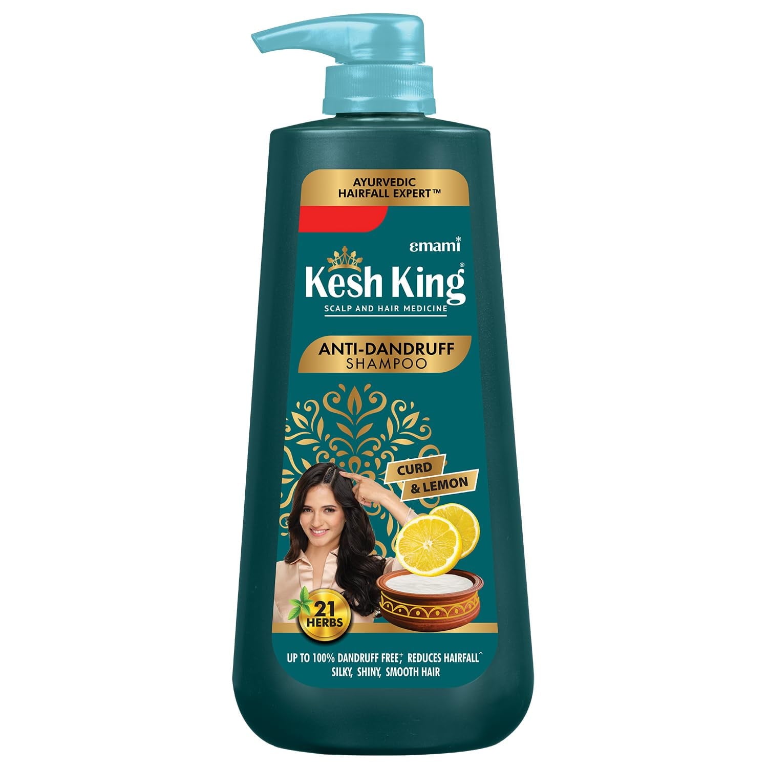 Emami Kesh King Scalp and Hair Medicine Ayurvedic Hairfall Expert Anti-Dandruff Shampoo