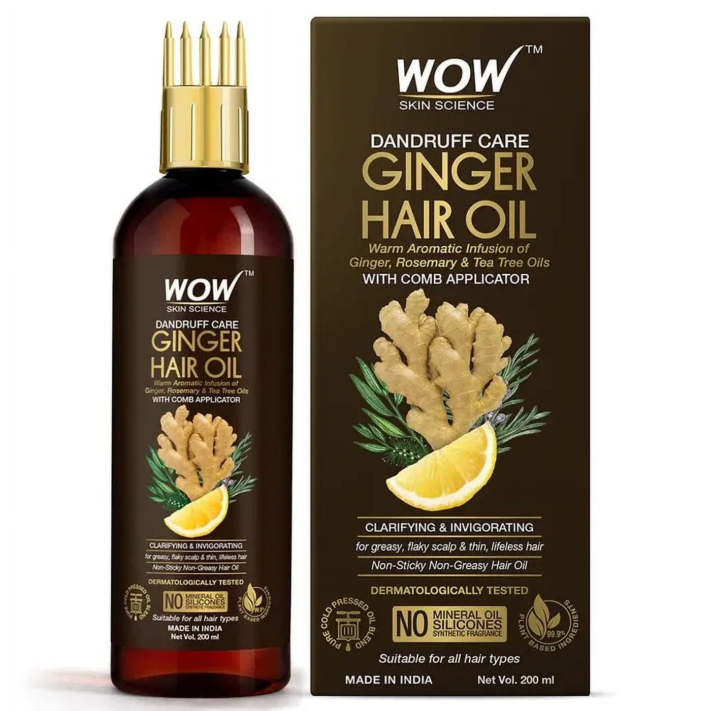 Wow Skin Science Ginger HairOil, 200ml