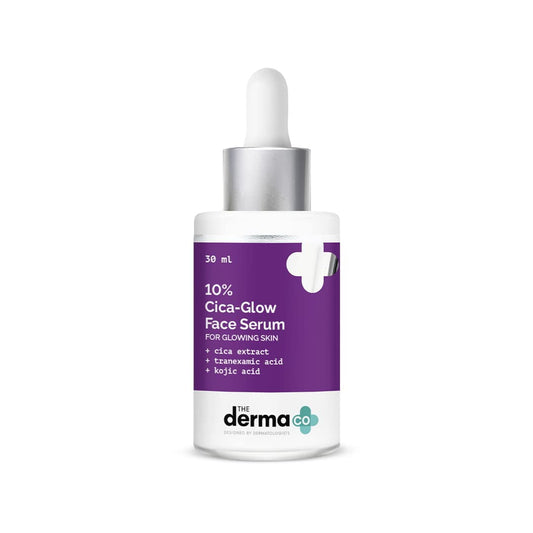 The Derma Co 10% Cica Glow FaceSerum With Tranexamic Acid & Kojic Acid For Glowing Skin -