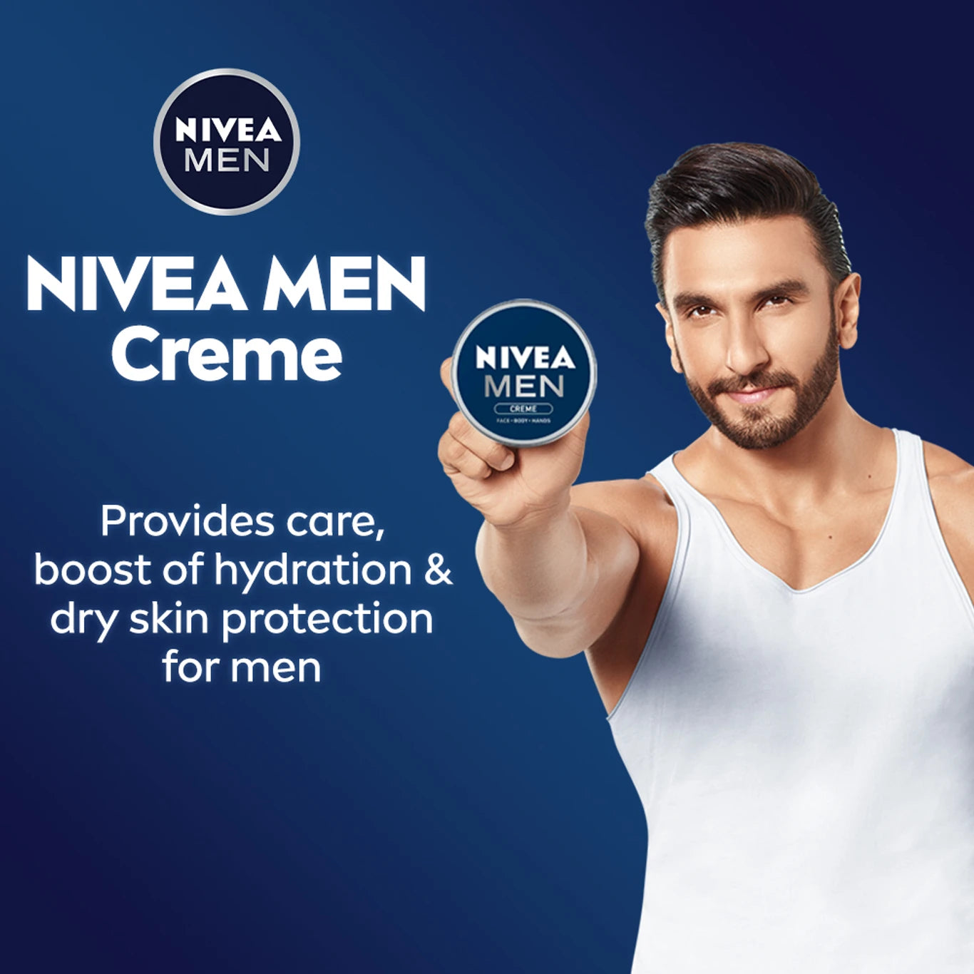 Nivea Men Creme, Non Greasy Moisturizer, Cream For Face, Body & Hands, 30 ml
